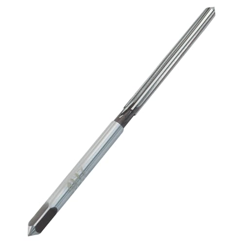 Hand Reamer Tool, 4mm H7 Metric Reamer Drill Bit with 6 Straight Flutes for Metal & Woodworking Applications - size: 4mm