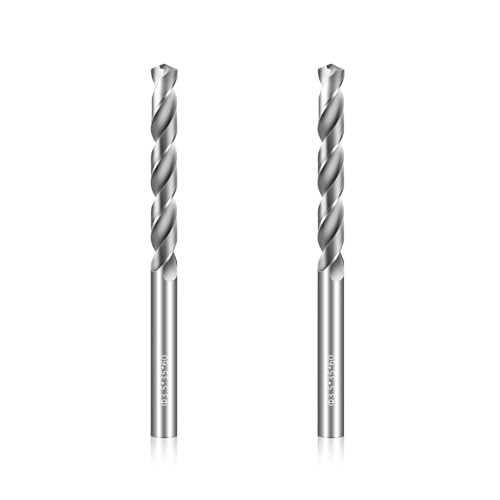 4.5mm Drill Bits Solid Carbide Drill Bits, Metric Drill Bit Set, Tungsten Carbide Drill Bit Set for Stainless Steel Hardened Steel Cast Iron Alloy Copper, 2 Pcs - size: 4.5mm