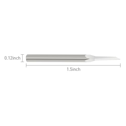 Model Scriber Blades, 2PCS Tungsten Steel Blades for Modeling Hobby, RG Scale Model, Gundam Model Kit, Plastic Models, Scriber Replacement Blades (0.5MM) - size: 0.5MM
