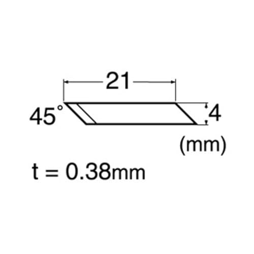 NT Cutter 45-Degree blades for Art Knife and Circle Cutter, 40-Blade/Pack, 1 Pack (BDA-200P) - style: 45 Degree