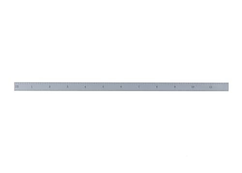PEC Tools 12" Metal Ruler, Flexible, 4R Graduation, Inch Measuring Tool - color: Carbon Steel-Flexible, size: 12"