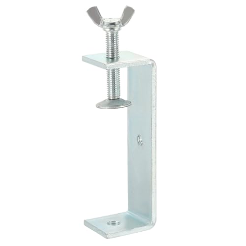 HARFINGTON Carbon Steel C Clamps 120mm Mini Tiger Clamp Adjustable - size: 120mm