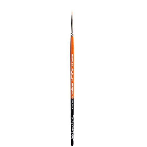 KINGART Radiant 6650-5/0 Spotter Series, Premium Golden Synthetic Brushes for Acrylic, Oil and Watercolor - size: 5/0 (Pack of 1)