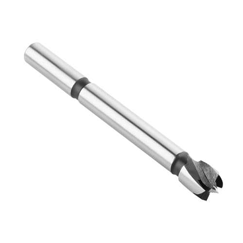 HPHOPE 1/2" Forstner Bit for Wood, High-Speed Steel, Round Shank - size: 1/2 in
