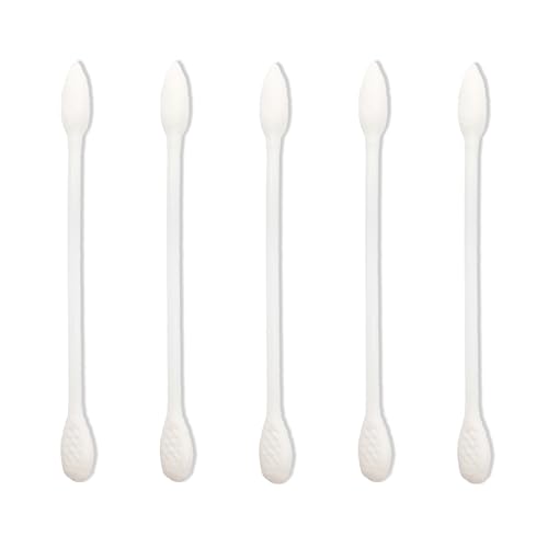 900pcs Precision Cotton Swabs, Pointed&Flattened Tip Cosmetic Applicators - size: 900pcs（Pointed+Flattened）