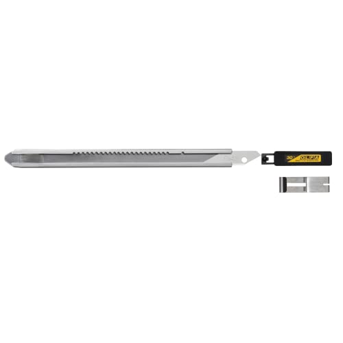 OLFA 9mm Stainless Steel Graphics Knife (SAC-1) - Auto-Lock, Snap-Off