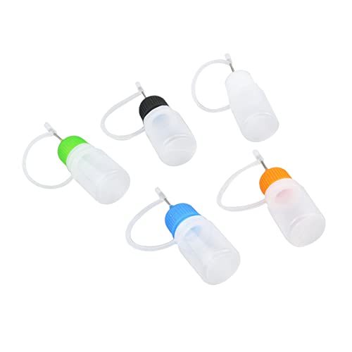 T Tulead 5ML Plastic Precision Tip Applicator Bottles, 10PCS - style: Transparent, 5ml