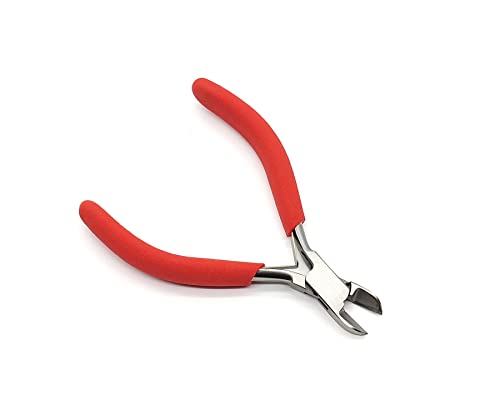 T.C Tungsten Carbide Side Cutter Coil Cable Wire Stripper Stripping Cutting Pliers Tool Jewelry Watch Model Making Electronics DIY Tool