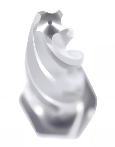 Accusize Industrial Tools H.S.S. Aligning Reamer - 11/16'' Diameter, 4-1/2'' Flute Length, 6-1/2'' OAL, Hex Shank, Spiral Flute, 0523-6025 - size: 11/16 inch