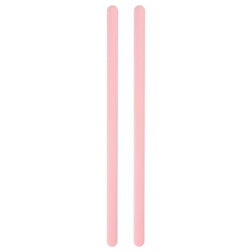 HARFINGTON 2Pcs Silicone Stir Sticks 5.5" Reusable Stirring Rods for Mixing Epoxy Resin Liquid Paint Arts DIY Crafts, Pink - color: Pink