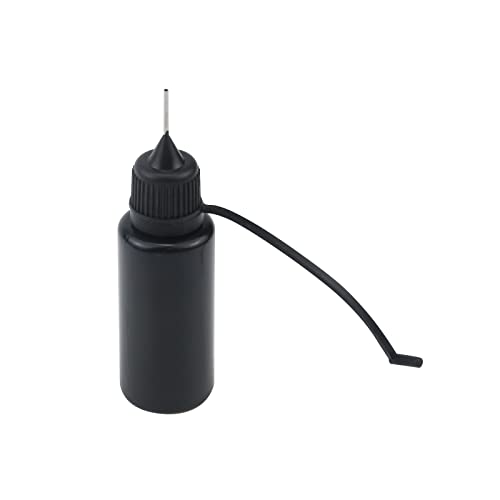 T Tulead Precision Tip Applicator Bottles, 15ml, Black, 10PCS - style: Black,15ml