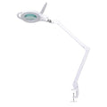 Neatfi Magnifying Lamp, Clamp, 3X 5-Inch Lens, 3 Light Modes (White) - color: White, size: 8 Diopter