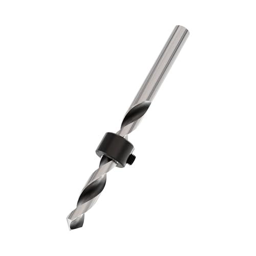 8PCS Drill Stop Bit Collar Set(3mm, 4mm, 5mm, 6mm, 8mm, 10mm, 12mm,16mm) Carbon Steel Drill Bit Hole Adjustable Depth Split Positioner Ring, Tighten by Stops Set-Screw - size: 3/4/5/6/8/10/12/16mm