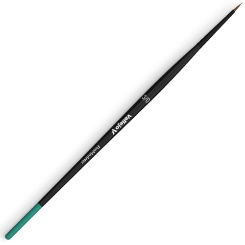 Vallejo - Pro Modeler Series Definition Set, Natural Hair Brushes - color: Modeler