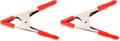 WORKPRO W032006 Steel Spring Clamp, Heavy-Duty, 1 In., Non-Marking PVC Coated Tips and Handles (Single Pack) (Pack of 2) - size: 15 Count (Pack of 2)