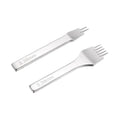 HARFINGTON 2Pcs Leather Stitching Punch 3.38mm 2/5 Prong Carbon Steel Leather Punch Hole Tool Chisel for DIY Craft Handbag Wallets Card Belt Holders Key Holders Belts, White - color: White, size: 3.38mm 2/5 Prong