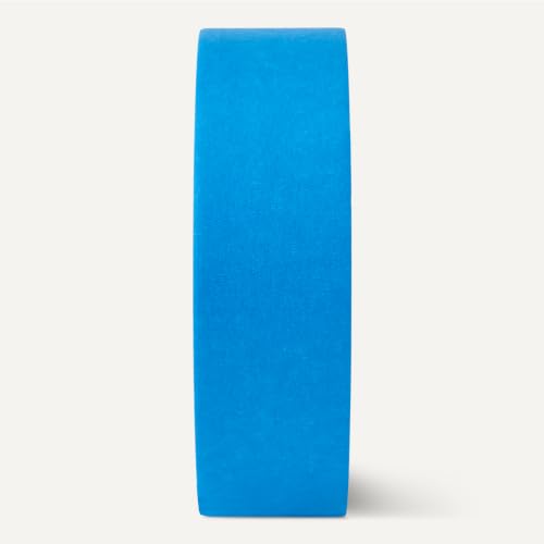 Amazon Basics Blue Painters Tape, Protects Surfaces, Removes Easily, No Residue, 1.41" x 60-Yard, 4 Rolls - size: 4 Rolls, 1.41''x60 Yds