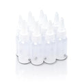 10Pack Airbrush Paint Bottle 30ml with Scale&Mixing Ball Plastic Container - size: 1 Ounces