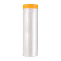 HARFINGTON Pre-Taped Masking Film 94.5" x65ft w Plastic Sheeting,Clear - size: 94.5"x65ft