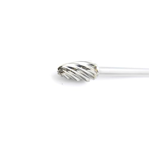TEMO SF-5L6 NF Aluminum Cut Carbide Rotary Burr File 1/2" Tree 6" Long Shnk - size: 6" SF-5L6