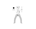 Bira Craft Extra Length 2 inch Reach Hand Punch Craft Punch for Paper Crafting Scrapbooking (1/8" Circle) - size: 1/8" Circle