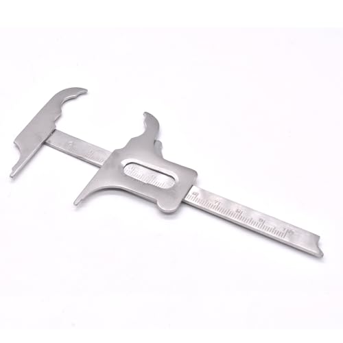 1 Pack Dental Vernier Caliper,Dental Orthodontic Measuring Ruler