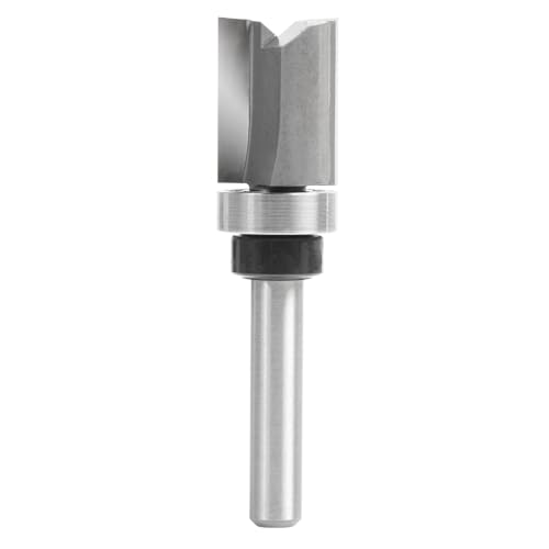 Amana Tool 45361 Flush Trim Router Bit 1 D x 1-1/2 CH x 1/2 SHK Bearing - size: 9/16 Dia x 3/4" x 1/4 Sh