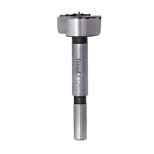 Freud PB-009: 1-1/4" (Dia.) Forstner Bit - style: Precision Shear 1-1/4-Inch by 3/8-Inch Shank Serrated Edge Forstner Drill Bit