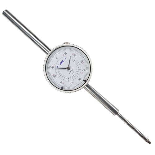 HFS Dial Indicator, 0-2" Range, 0.001" Graduation, 1/4" Lug Back - size: 0-2" x 0.001"
