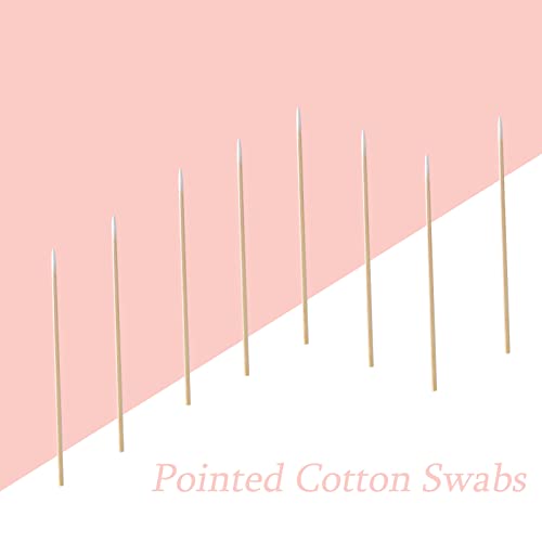 1300pcs Microblading Cotton Swab,4in Pointed Tips,Cotton Tipped Applicator - size: 1300pcs