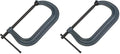 Wilton C-Clamp, 8-1/4" Opening, 4-15/16" Throat, 6900 Lbs. Clamping Force (Model 408) (Pack of 2) - size: 8-1/4 in., style: Pack of 2