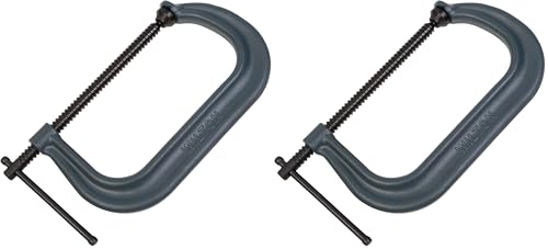 Wilton C-Clamp, 8-1/4" Opening, 4-15/16" Throat, 6900 Lbs. Clamping Force (Model 408) (Pack of 2) - size: 8-1/4 in., style: Pack of 2