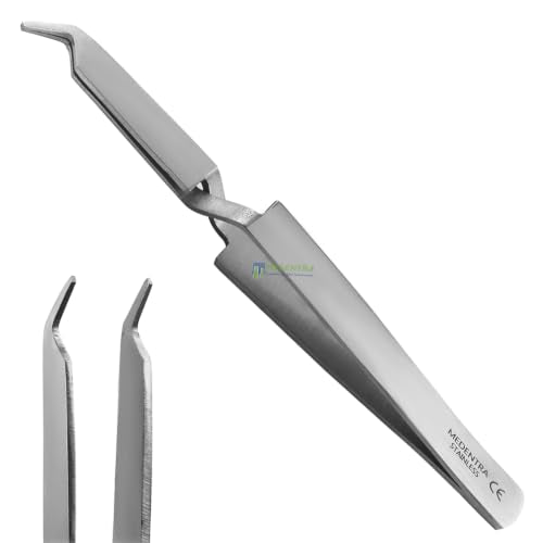 Reverse Action Tweezers Dental De Bonding Posterior Bracket Placement Holding Forceps Orthodontic Instrument