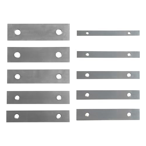 HFS(R) 10 Pair 1/8" x 6" Steel Parallel Set .0002" Hardened Machinist Square Accuracy Parallel Block Set - size: 10 pairs - 1/8''