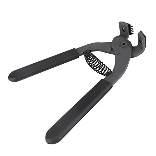 Leather Punch Tool Silent Pliers, 6.7in Handheld Leather Hole Punch Tool with 0.15in Head, DIY Leather Art Craft Hole Punch Stitching Hand Pliers for Belts Straps Saddles Shoes (4mm-4 Teeth)