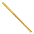 PEC Tools 12" TiN Coated Metal Ruler, Flexible, 4R Graduation, Long-Wearing - color: TiN Coating-Flexible, size: 12"