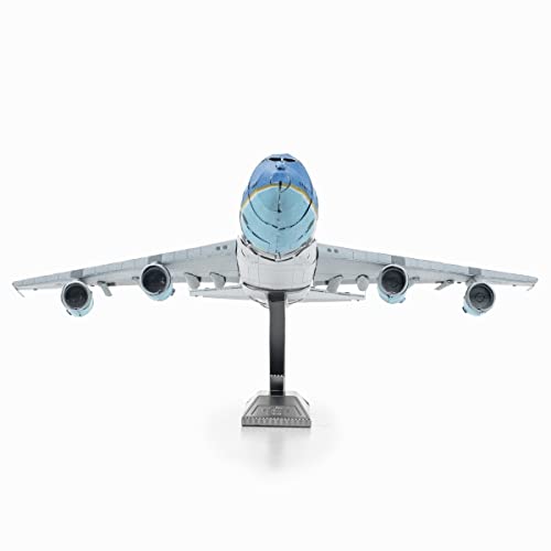 Fascinations Metal Earth Air Force One 3D Metal Model Kit Bundle with Tweezers