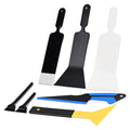 EHDIS Vinyl Wrap Tool Kit with Window Tint Bulldozer Squeegee Long Handle Scrubber Paddle Squeegee,Small Quarter Window Scraper for Car Wrapping,Graphics,Decal Installation