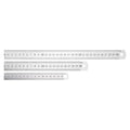 Angoily Yard Stick, 3 Pcs Ruler Metal Meter Stick Machinist Tools