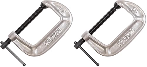 Wilton C-Clamp, 3" Opening, 2" Throat, 1430 Lbs. Clamping Force (Model 143C) (Pack of 2) - size: 3 in. x 2 in., style: Pack Of 2