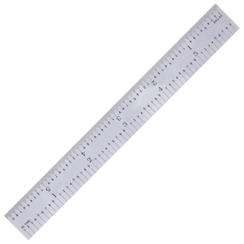 PEC Tools 24" Metal Ruler, Rigid, 3R Graduation, Premium Measuring Tool - color: Rigid, size: 24"