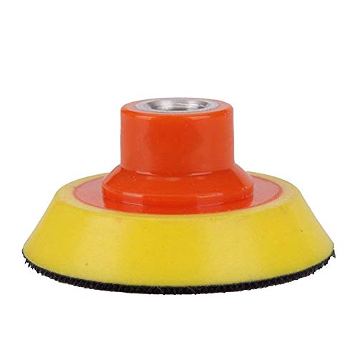 2Pcs 3 Inch Hook and Loop Backing Pad Sanding Pads, 5/8"-11 Thread Polishing Buffing Pads - size: 3 Inch / 2pcs