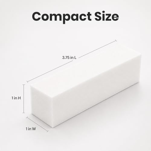 ForPro Buffing Block, 20-Count, 180/240 Grit, Super White - size: 180/240 grit