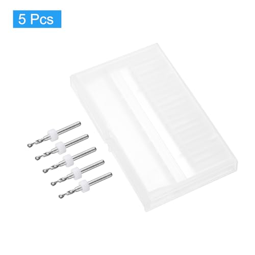 uxcell PCB Drill Bits 2.6mm Tungsten Carbide Rotary Tool Jewelry CNC Engraving Print Circuit Board Micro Drill Bits 1/8 Inch Shank 5 Pcs - color: White, size: 2.6mm