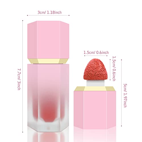 Liquid Blush for Cheeks, Blush Tint Makeup | #04 EBULLIENT-Cool Pink - color: #04 EBULLIENT-Cool Pink