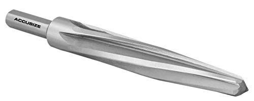 Accusize HSS Construction Reamer, 13/16 in, 3-Flat Shank, 0522-1316 - size: 13/16 in
