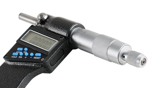 Accusize Industrial Tools 5-6''/125-150 mm 7 Keys Electronic Digital Outside Micrometers, 0.00005'' Or 0.001 mm Resolution, Ac21-6022 - size: 5-6" / 125-150 mm