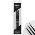 Vallejo - Pro Modeler Series Definition Set, Natural Hair Brushes - color: Modeler