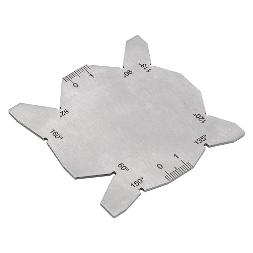 HARFINGTON Drill Bit Angle Gauges 60°-160° Drill Sharpening Gauge, Stainless Steel Angle Measuring Gage