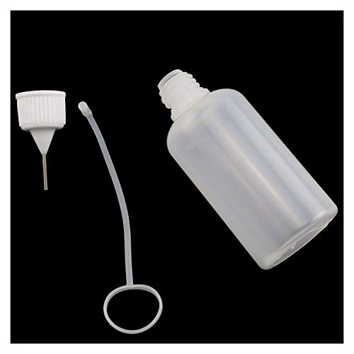 Tegg Precision Tip Applicator Bottle 12PCS 30ml Empty Needle Tip Glue Bottles for DIY Craft